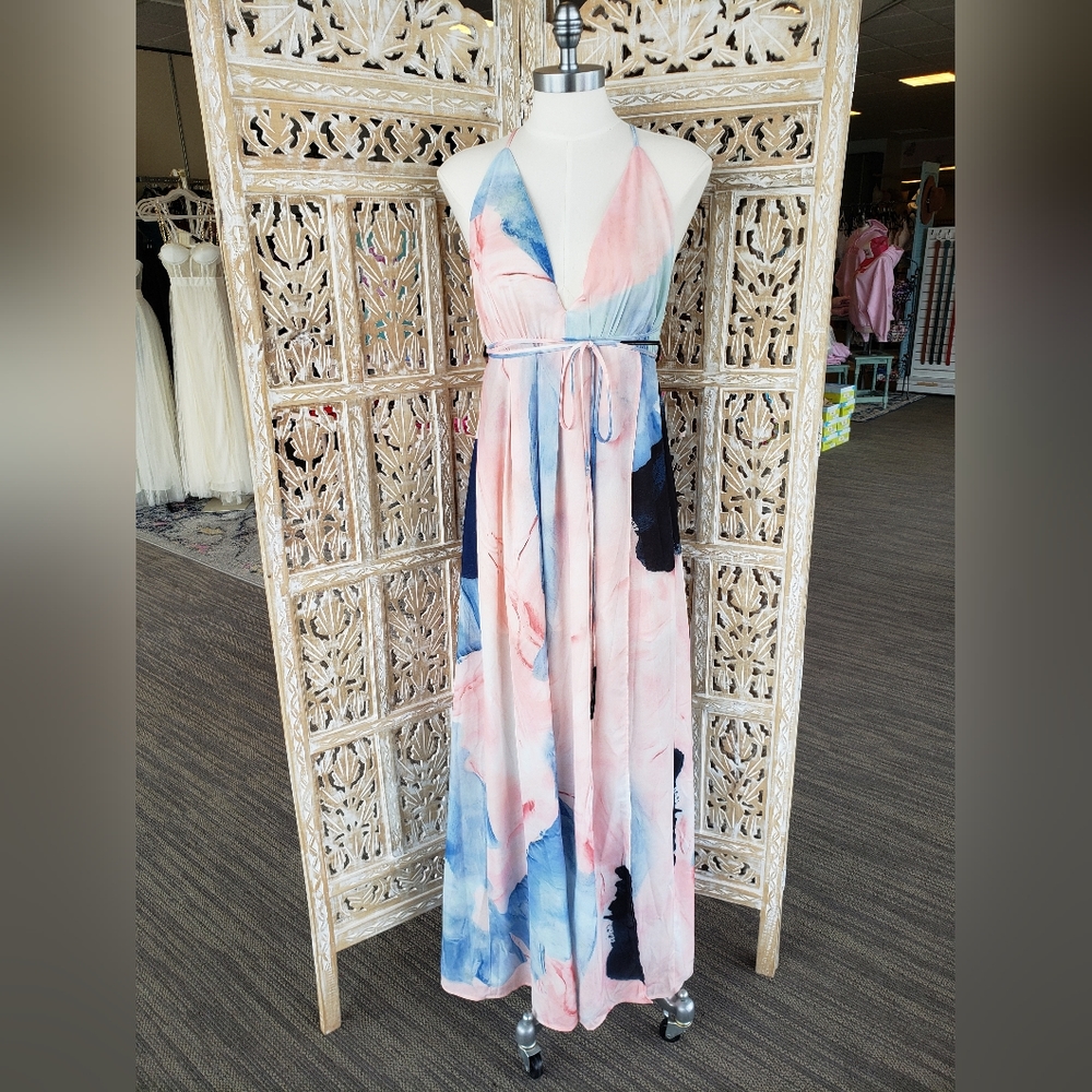 Medium Watercolor Maxi Dress